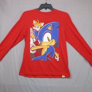 Old Navy Collectable Sonic The Hedge Hog Graphic Print Red Kids Size | L